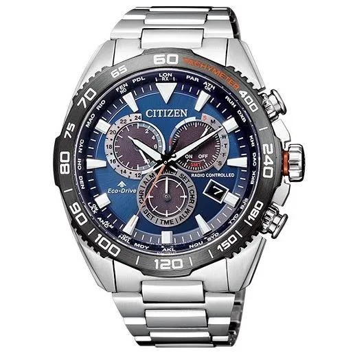 Orologio radiocontrollato CITIZEN PROMASTER Eco-Drive World Time CB5034-82L