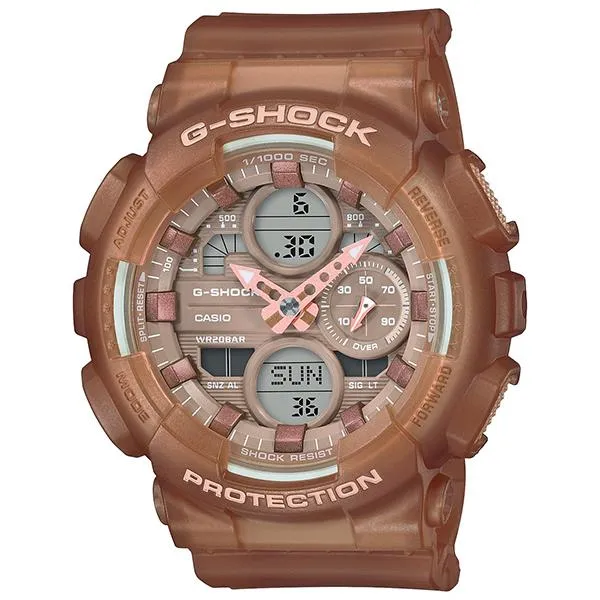 G-SHOCK GMA-S140NC-5A2JF CASIO Orologio da uomo con cinturino in resina scheletrato di medie dimensioni