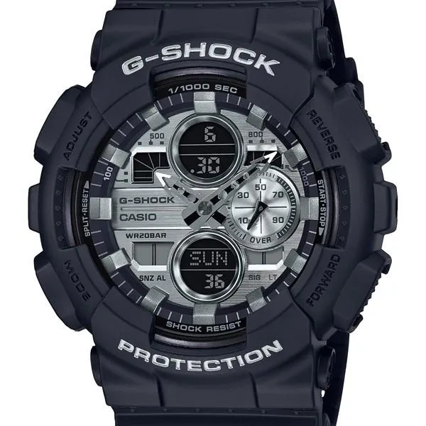 Orologio da polso da uomo G-SHOCK CASIO con cronometro, modello GA-140GM-1A1JF