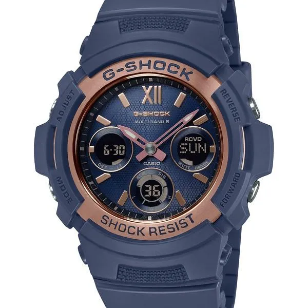 Orologio da uomo G-SHOCK CASIO radiocontrollato a energia solare, modello AWG-M100SNR-2AJF