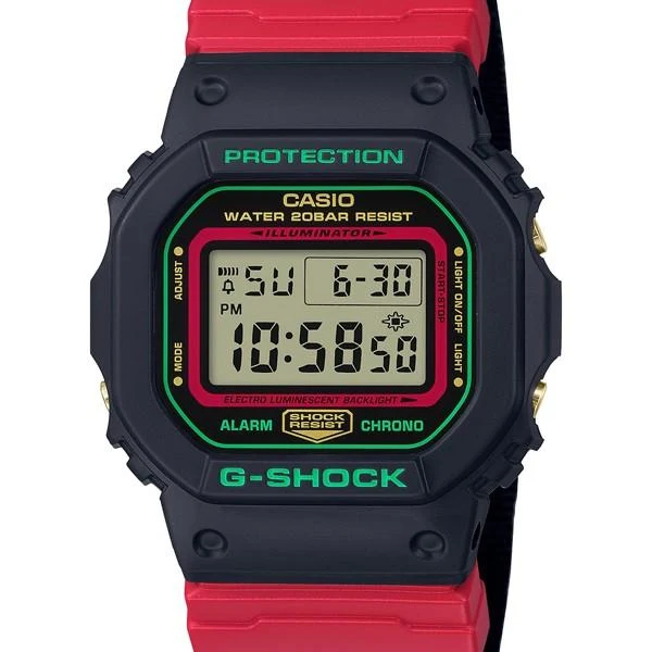 DW-5600THC-1JF G-SHOCK CASIO Orologio da donna resistente agli urti in stile anni '1990
