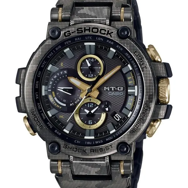Orologio da uomo G-SHOCK CASIO MTG-B1000DCM-1AJR con ricarica solare e collegamento al cellulare, radiocontrollato.