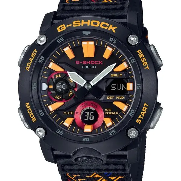 Orologio da uomo G-SHOCK CASIO Carbon Core Guard GA-2000BT-1AJR