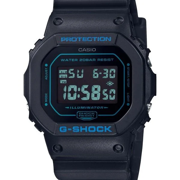 Orologio da uomo resistente agli urti G-SHOCK CASIO DW-5600BBM-1JF
