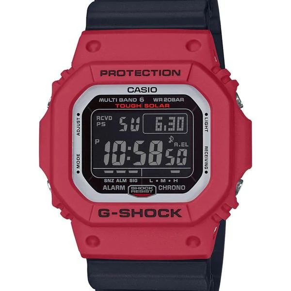 Orologio da uomo G-SHOCK CASIO GW-M5610RB-4JF rosso e nero
