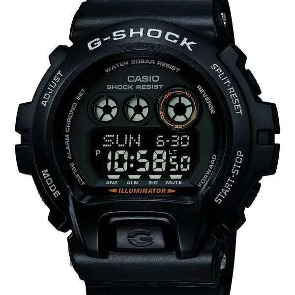 Orologio da uomo CASIO G-SHOCK GD-X6900-1JF JDM MIL Standard Military Spec, grande formato, digitale, batteria da 10 anni, completamente nero