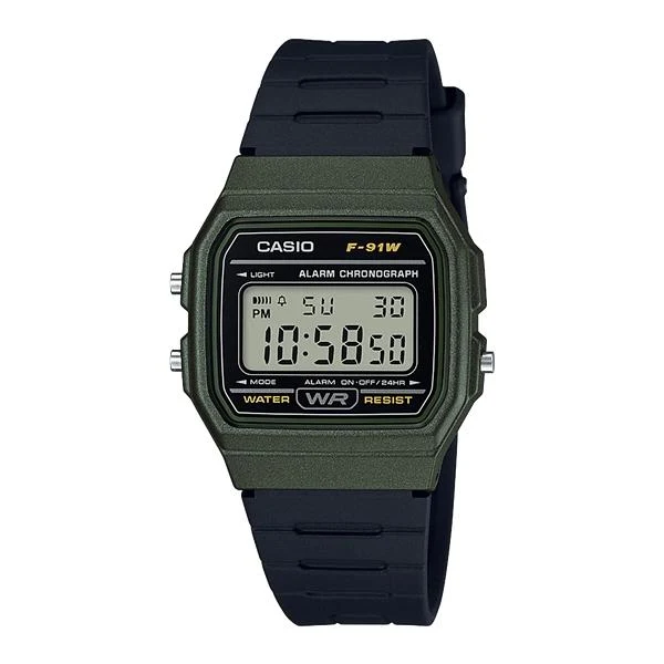Collezione di orologi standard CASIO F-91WM-3AJH
