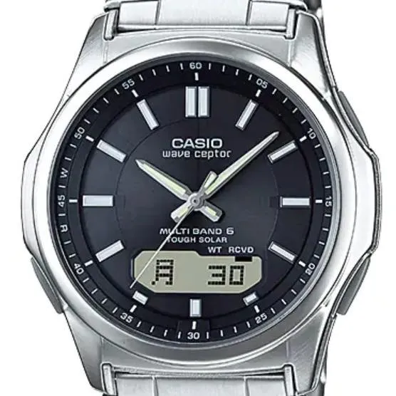 Orologio da uomo CASIO Wave Ceptor WVA-M630D-1AJF JDM Tough Solar Multiband 6 analogico-digitale in acciaio inossidabile