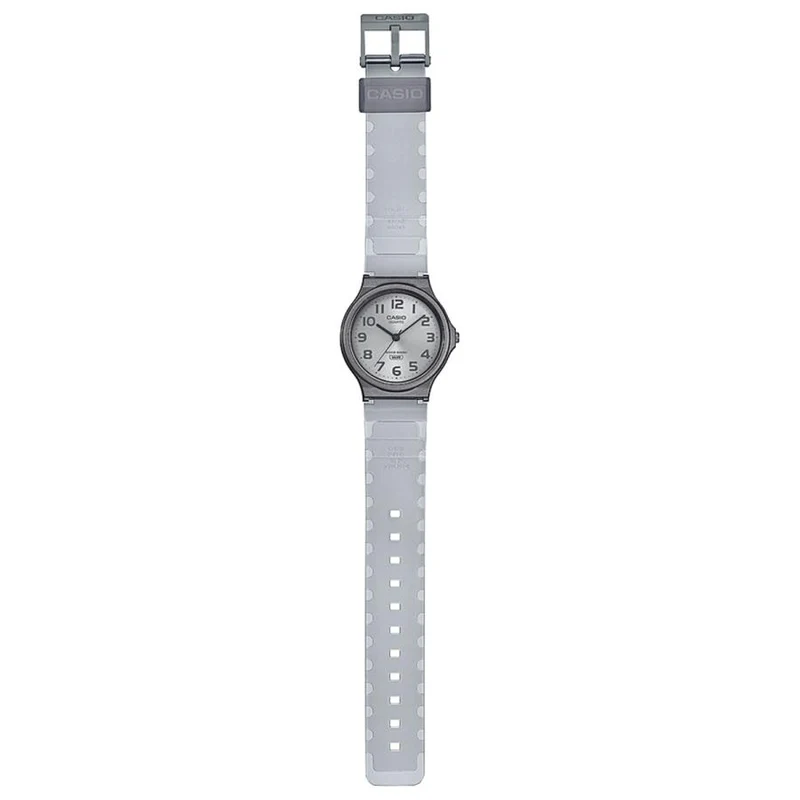 Orologio unisex CASIO Collection MQ-24S-8BJF JDM Standard Analog Quartz Skeleton Clear Gray