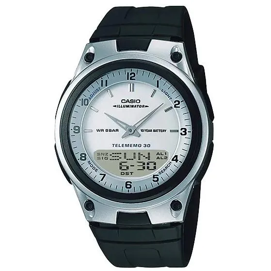 Orologio da uomo CASIO Collection AW-80-7AJH JDM Standard analogico-digitale al quarzo.