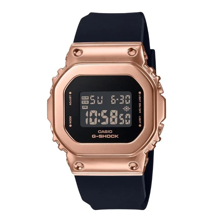 CASIO G-SHOCK GM-S5600PG-1JF JDM Orologio digitale al quarzo compatto con cassa in metallo color oro rosa