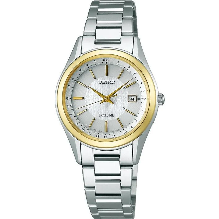 Orologi - SEIKO - Exceline - SWCW118 - Donna - Radio orologio solare - Titanio -