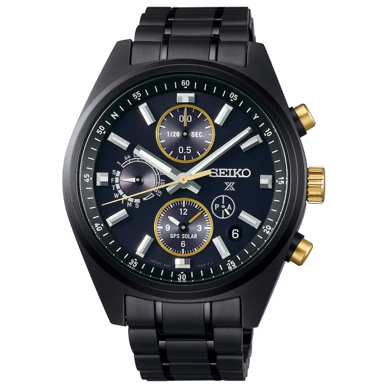 SBED013 - Seiko - Prospex - Correzione radio satellitare GPS solare - Acciaio inossidabile - Modello Core Shop - Centenario del marchio Seiko - Modello in edizione limitata Speed ​​Timer -
