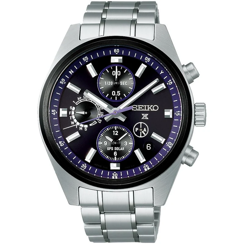 Orologio da uomo SEIKO Prospex SBED015 Speedtimer GPS Solar Dual Time Chronograph, edizione limitata a 250 pezzi per i Campionati mondiali di atletica leggera di Tokyo 2025, prodotto in Giappone.