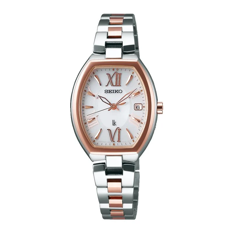 SEIKO-LUKIA-SSQW028-Orologio da donna a energia solare e radiocontrollato in titanio