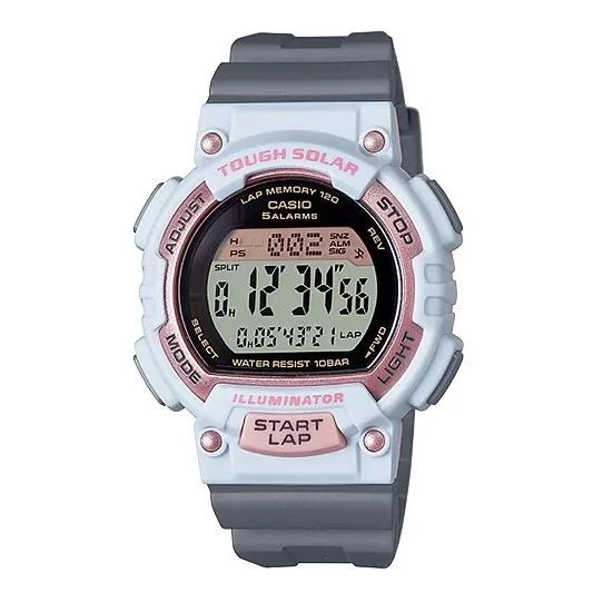Orologio da uomo CASIO Collection STL-S300H-4AJH Sports Gear Digital Tough Solar, resistente all'acqua fino a 10 ATM, con memoria per 120 giri, ora mondiale e luce LED, modello giapponese.