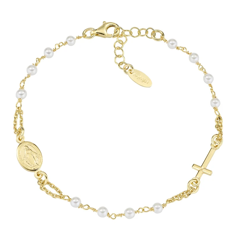 Rosari Con Perle | Bracciale rosario | BROGPSW3