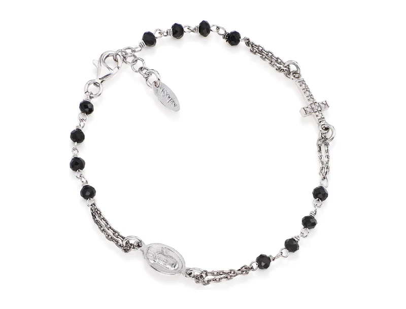 Rosari Con Cristalli | Bracciale rosario | BROBNZ3