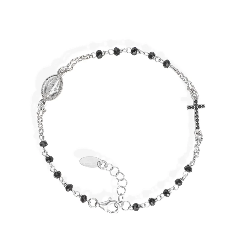 Rosari Con Cristalli | Bracciale rosario | BRO25BNZ3