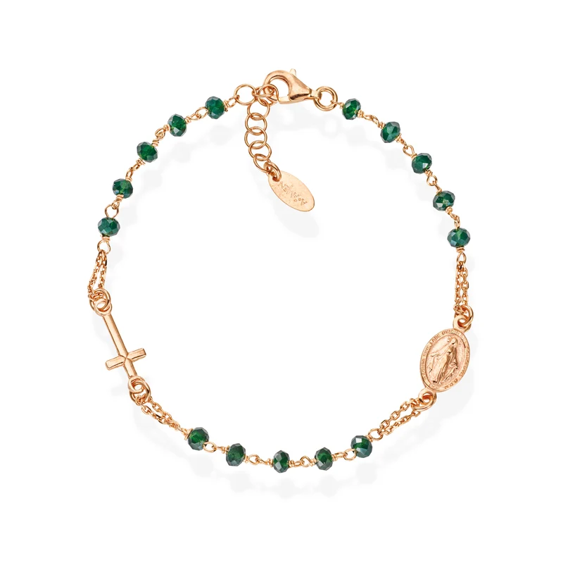 Rosari Con Cristalli | Bracciale rosario | BRORVB3
