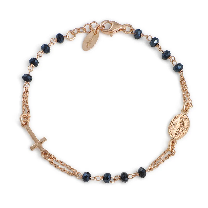 Rosari Con Cristalli | Bracciale rosario | BRORG3