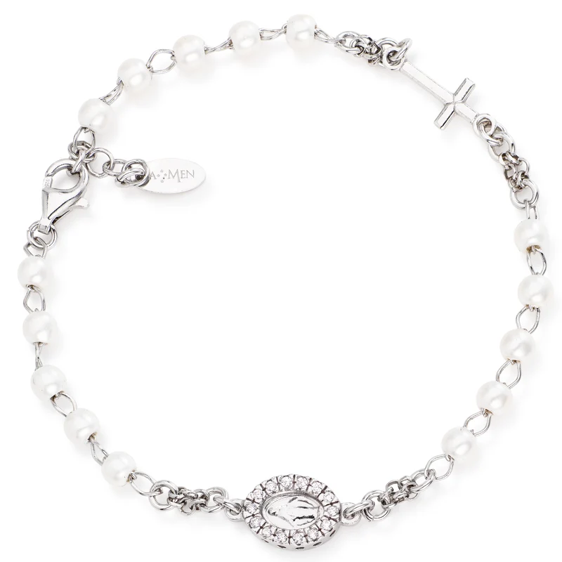 Rosari Con Perle | Bracciale rosario | BROBBZ-M3