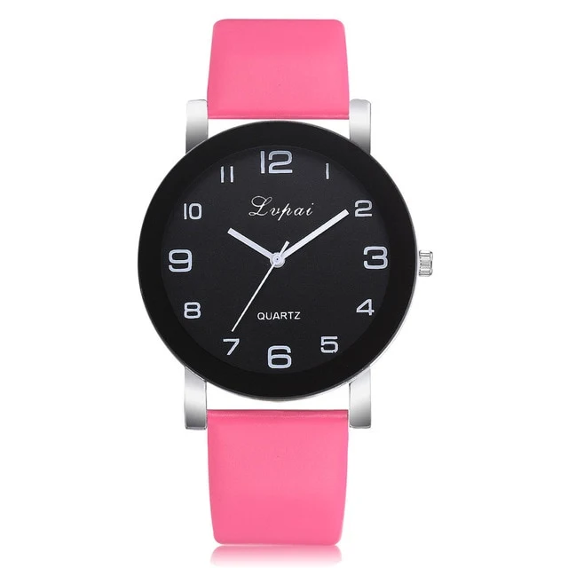 Women Casual Quartz Watch Leather Band