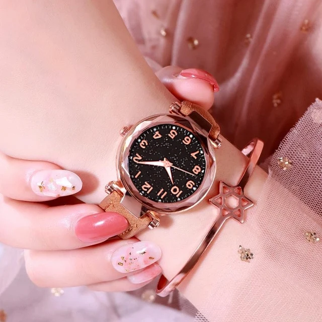 Women's Watches Fashion Starry Sky Quartz