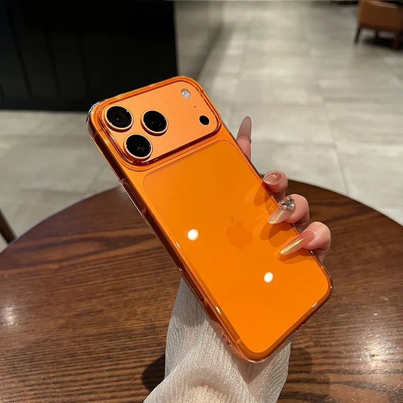 Case Ultra Clear Exclusive - Linha 17 do iPhone (Não amarela)