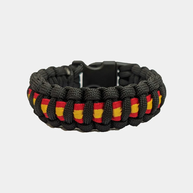 Pulsera paracord con bandera de España - SERMILITAR