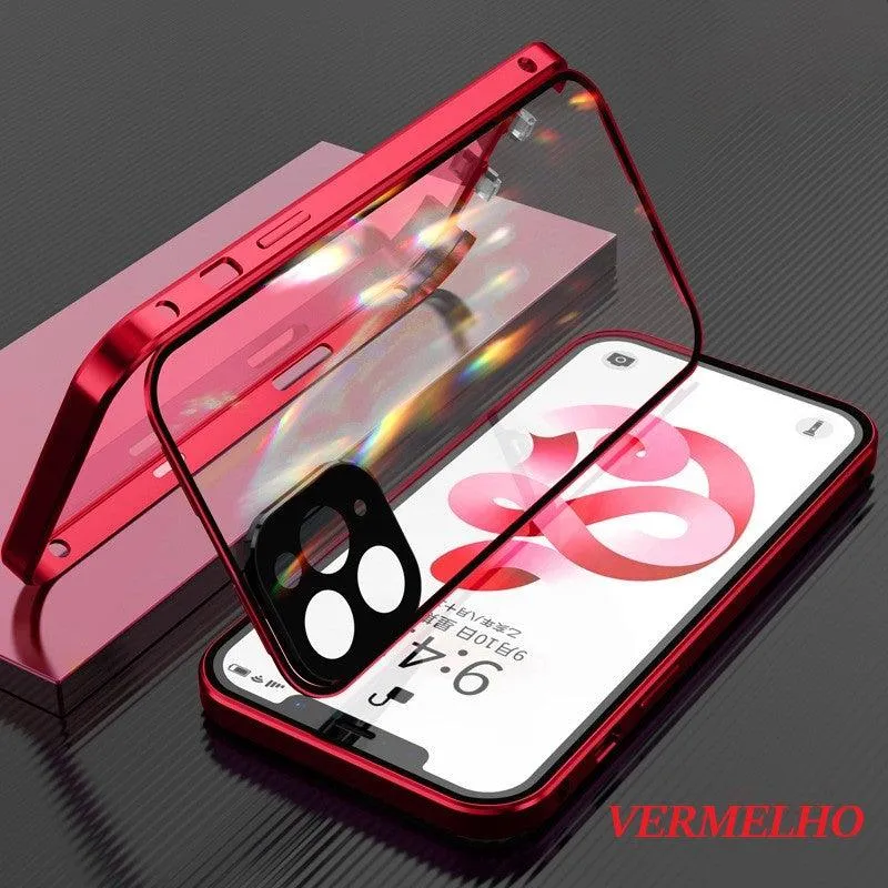 Case Auto Glass 360º (Linha dos iPhones 11 ao 13 pró max)